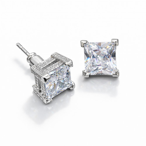 Mens square cut stud - mens,