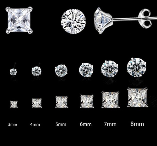2pcs mens womens diamond cut - diamond,