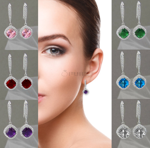 Elegant square drop - elegant, dangle